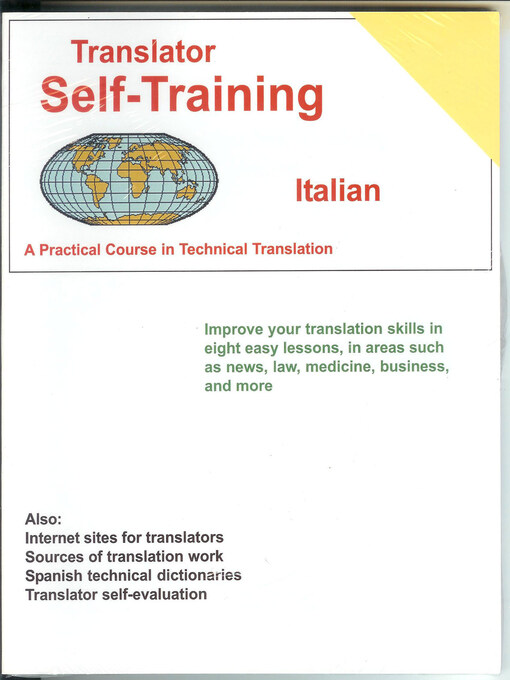 Translator Self-Training (eBook): Italian - A Practical Course in Technical Translation